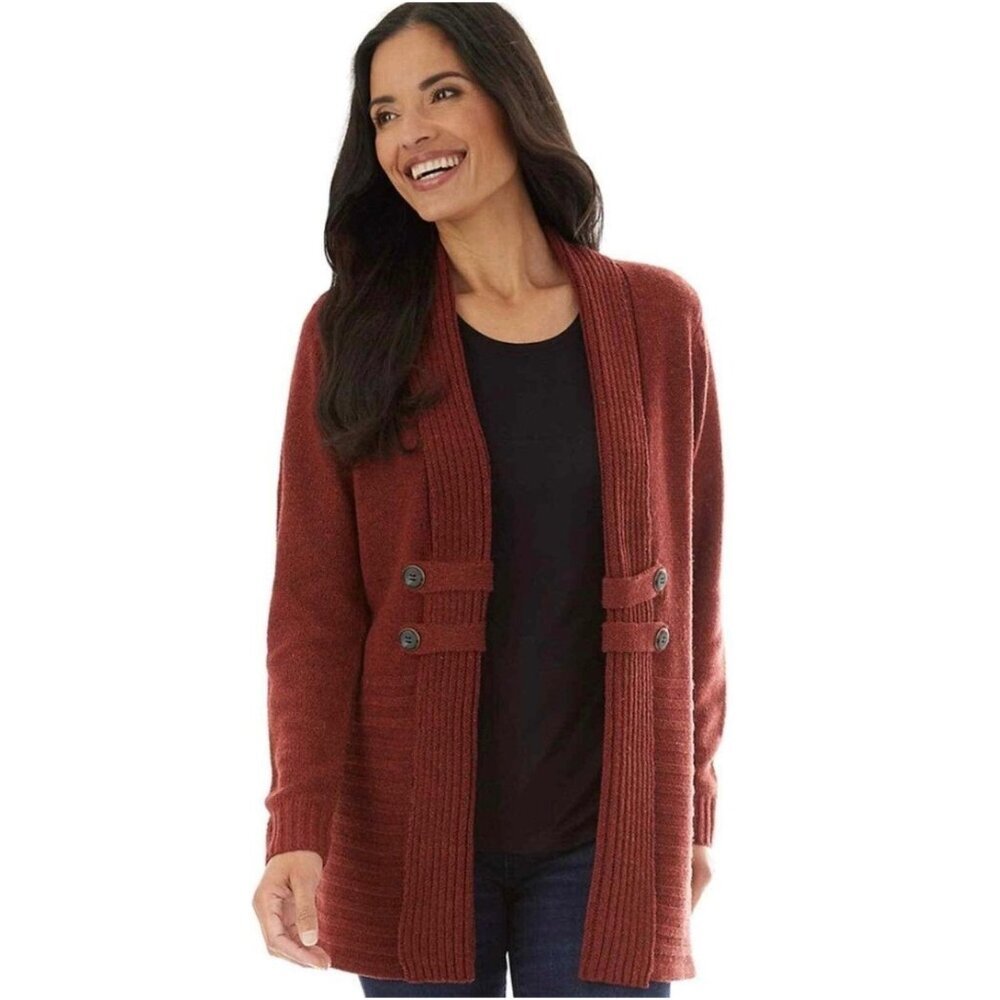 Fortune + Ivy Women’s Cardigan Open Front size M NWOT